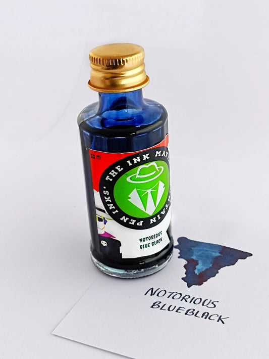 Ink Mafia Inks Notorious Blue Black 50 ML by Krishna Inks