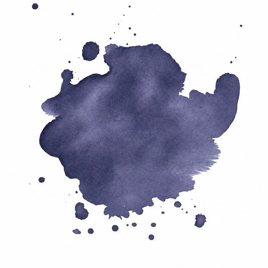 Kesar Gulabi violet ink swatch