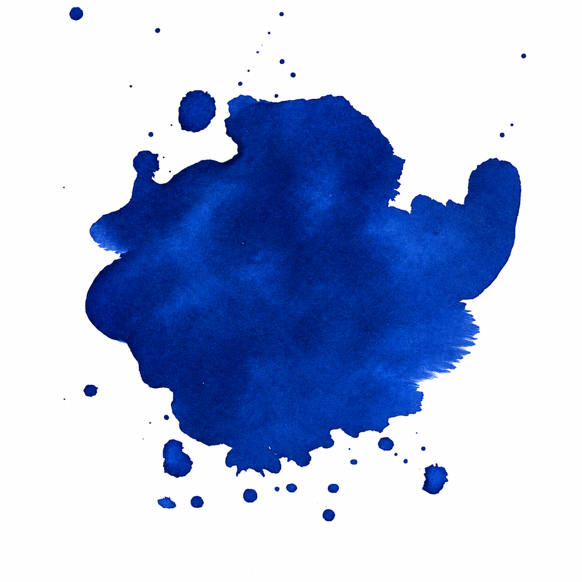 Voyage to India blue ink swatch