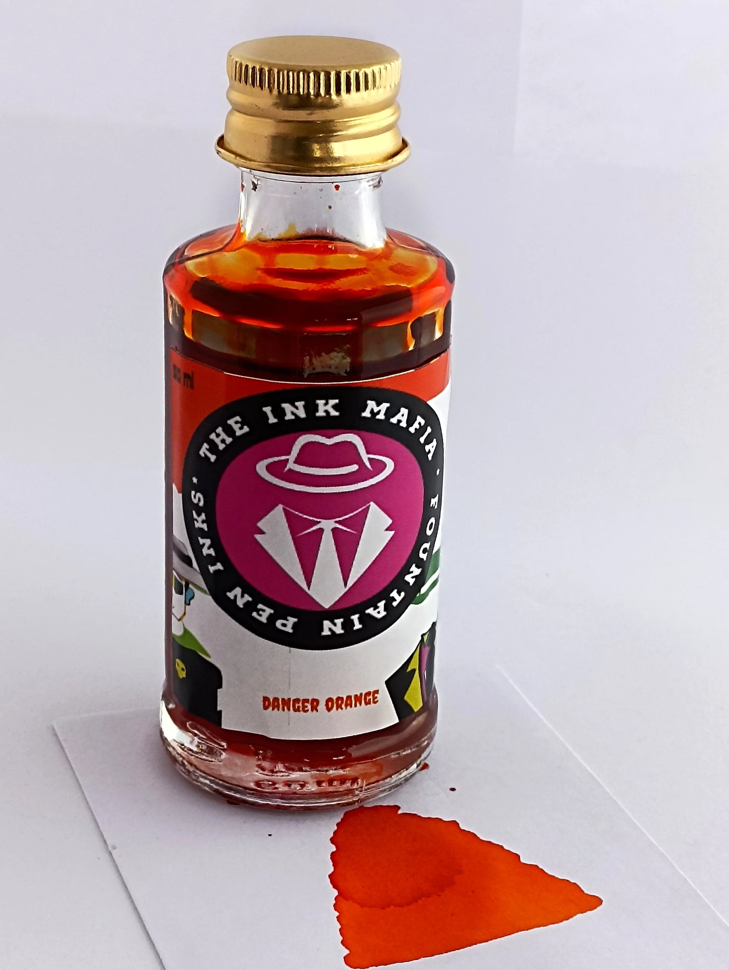 Ink Mafia Inks Danger Orange 50 ML by Krishna Inks